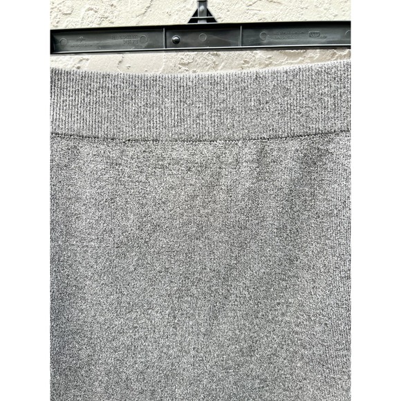 NWOT Banana Republic High Rise Elastic Waist Pull On Midi Skirt Gray Women's XXS - Picture 3 of 6
